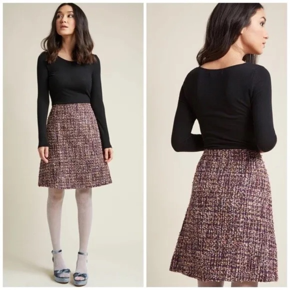 Traffic People Mod Cloth Your Zest Self Long Sleeve Dress